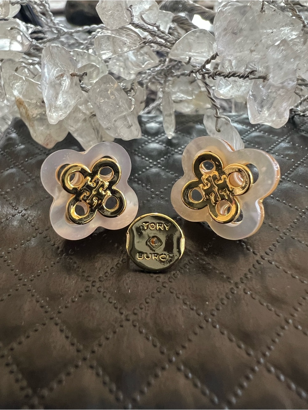 Tory Burch Flower Stud Earrings